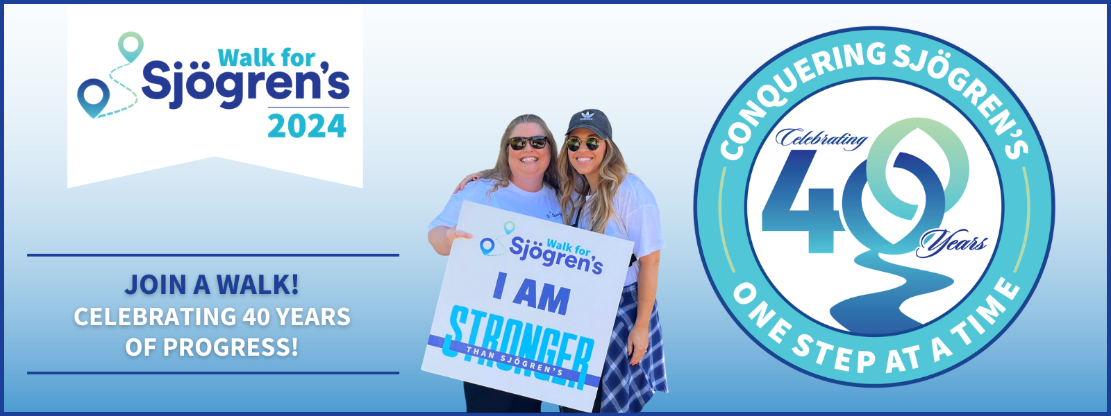 The 2024 Spring Walk for Sjögren's have been announced and are open for